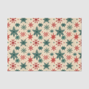 Papel De Seda Navidades Tartán y árboles sin mar