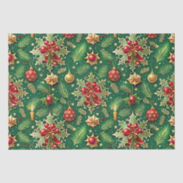 Papel De Seda Navidades Tema Festividad Patrón colorido