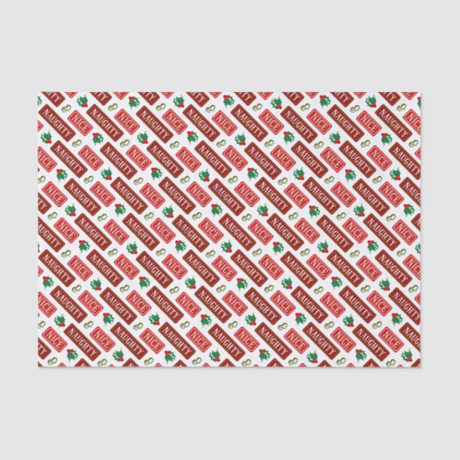 Papel De Seda Navidades traviesos y bonitos (Anverso)