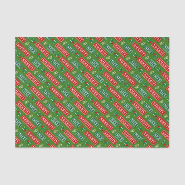 Papel De Seda Navidades traviesos y bonitos (Anverso)