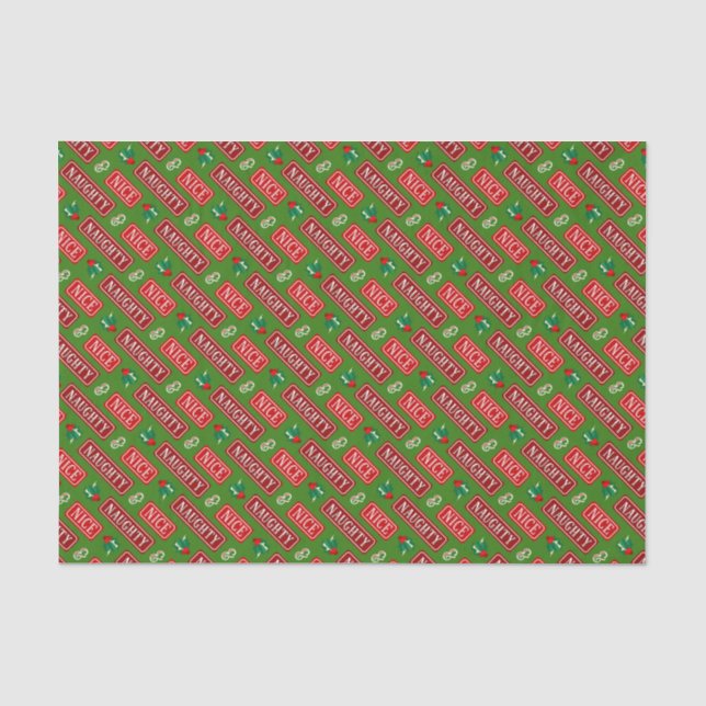 Papel De Seda Navidades traviesos y bonitos (Anverso)
