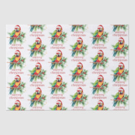 Papel De Seda Navidades Tropicales Tema Gracias Texto Retro