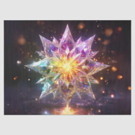 Papel De Seda Navidades únicos radiantes Star Decoupage Craft Pa