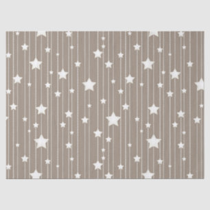 Papel De Seda Navidades vacaciones rayas, puntos y estrellas bla