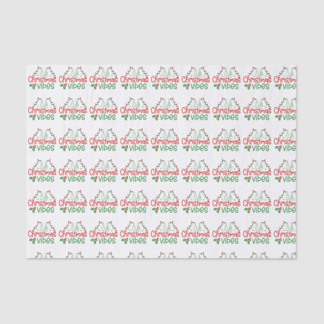 Papel De Seda Navidades Vibes (Anverso)