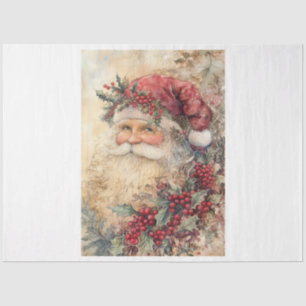 Papel De Seda Navidades victorianos de la época Santa