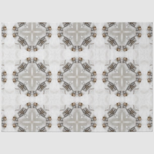 Papel De Seda Navidades Vintage Cappuccino Pastel de café No 8