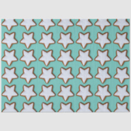 Papel De Seda Navidades y navidades del patrón de las cookies de