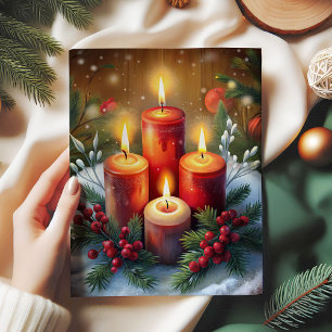 Papel de seda navideño acogedor con encanto vintag