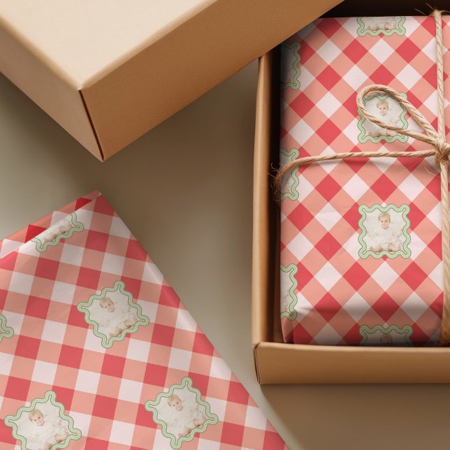 Papel de seda navideño con foto personalizada de G (Subido por el creador)