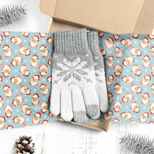 Papel de seda Navideño de Santa Claus con acuarela