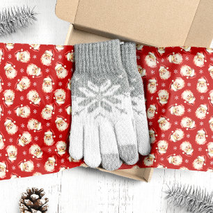 Papel de seda Navideño de Santa Claus vintage en r