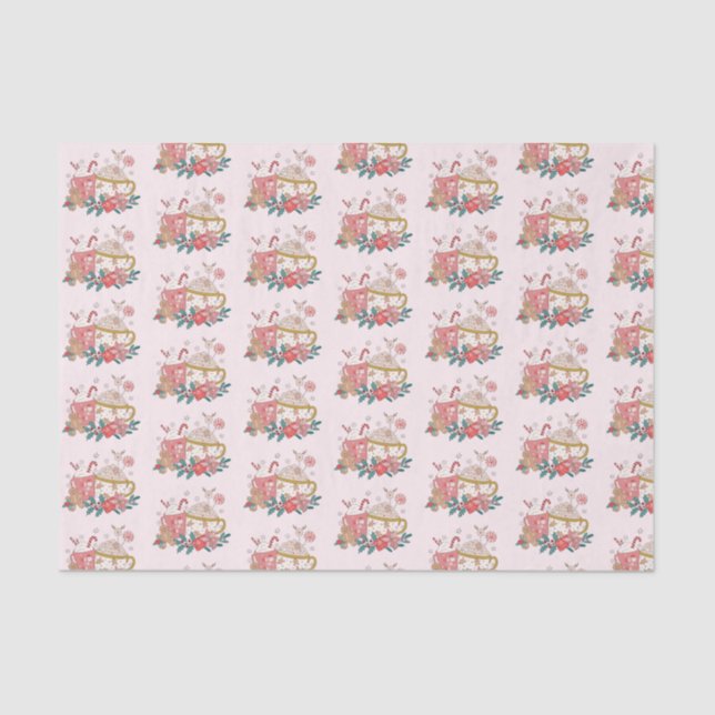 Papel de seda navideño lindo (Anverso)
