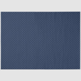 Papel De Seda Navy and White Polka Dot Tissue Paper