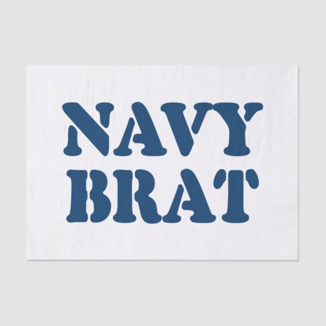 PAPEL DE SEDA NAVY BRAT (Anverso)