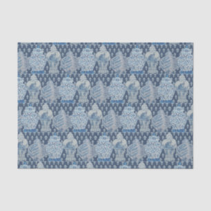 Papel De Seda Navy quilt Chinoiserie Ginger Jar