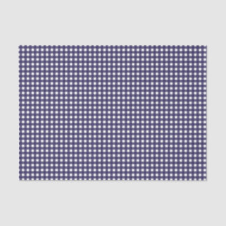 Papel De Seda Navy y White Gingham