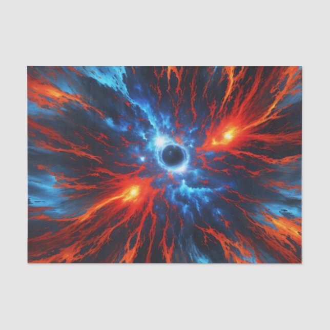Papel De Seda Nebula Fiery Vortex (Anverso)