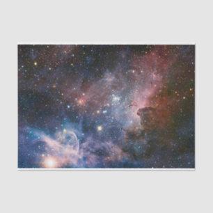 Papel De Seda Nebulosa Carina Rojo y Azul Telescopio Hubble