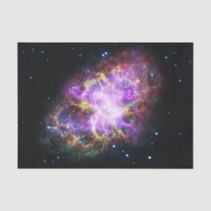 Papel De Seda Nebulosa de cangrejo Supernova Compuesto de hubble