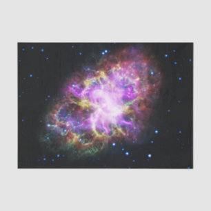 Papel De Seda Nebulosa del Cangrejo Resto de Supernova Compuesto