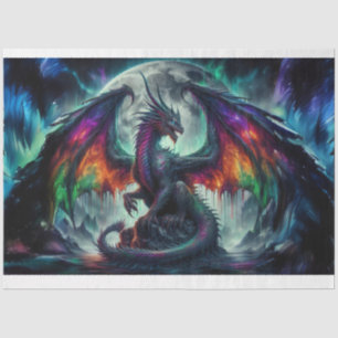 Papel De Seda Nebulosa Dragon