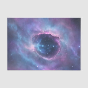 Papel De Seda Nebulosa Étérea En Rosa Púrpura