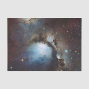 Papel De Seda Nebulosa Orión Astronomía azul marrón beige cielo 