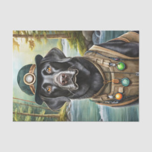 Papel De Seda Ned va al lago, Laboratorio Negro en el Vest Pesqu