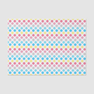 Papel De Seda Negrita Bandera Orgullo de Género Colores Polkadot