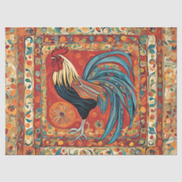 Papel De Seda Negrita y moda Rooster