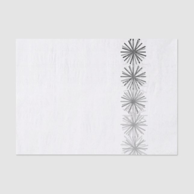 Papel De Seda Negro, blanco, gris, papel seda del asterisco (Anverso)