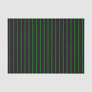 Papel De Seda Negro con franjas verde neón y púrpura