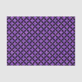 PAPEL DE SEDA NEGRO CON PURPURINA PURPLE MIREN A HALLOWEEN
