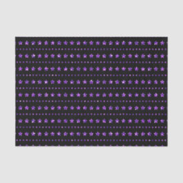 PAPEL DE SEDA NEGRO CON PURPURINA PURPLE MIREN A HALLOWEEN