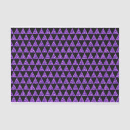 PAPEL DE SEDA NEGRO CON PURPURINA PURPLE MIREN A HALLOWEEN
