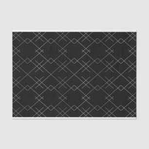 Papel De Seda Negro-plateado, fresco, elegante, simple patrón mo