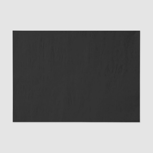 PAPEL DE SEDA NEGRO SÓLIDO OSCURO (Anverso)