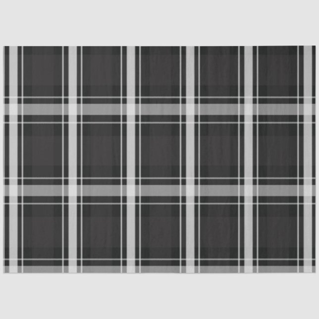 Papel De Seda Negro y gris (Anverso)