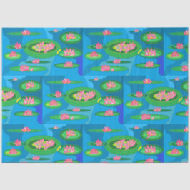 Papel De Seda Nenúfares