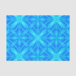 Papel De Seda Neon Blue Turquoise Psychedelic Cloudy Resumen