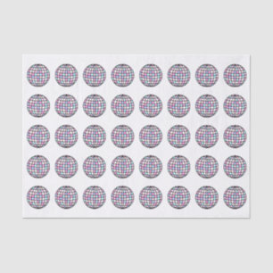 Papel De Seda Neon Groovy Disco Ball