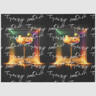 Papel De Seda Neon Trendy Time Personalizada