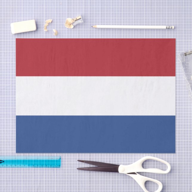Papel De Seda Netherlands tissue paper, Dutch Flag tissue paper (Artesanía)