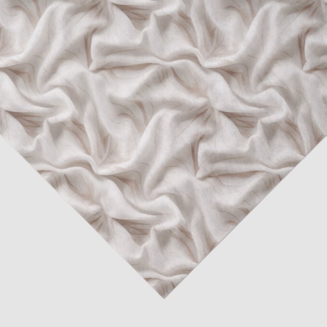 Papel De Seda Neutral Abstract Beige, Cream & Ivory Tissue Paper (Detalle)