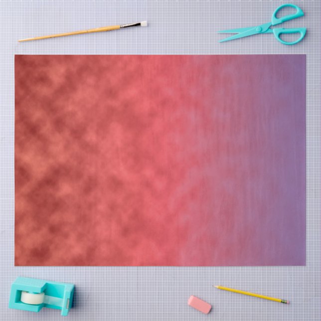 Papel De Seda Niebla Carmesí al Crepúsculo (Artesanía)