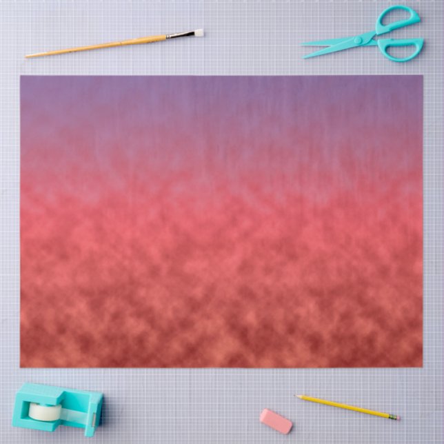 Papel De Seda Niebla Carmesí al Crepúsculo (Artesanía)