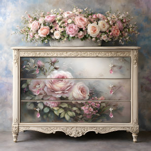 Papel De Seda Niebla Rosa Amanecer Decoupage