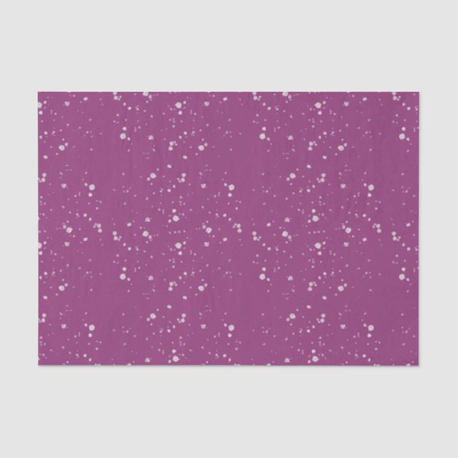 Papel De Seda Nieve de Ciruela Azucarada (Anverso)