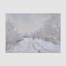 Papel De Seda Nieve en Argenteuil (por Claude Monet)